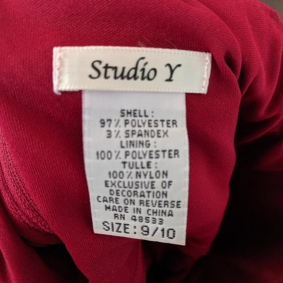 Red and Black Special Occasion Dress - Picture 2 of 6